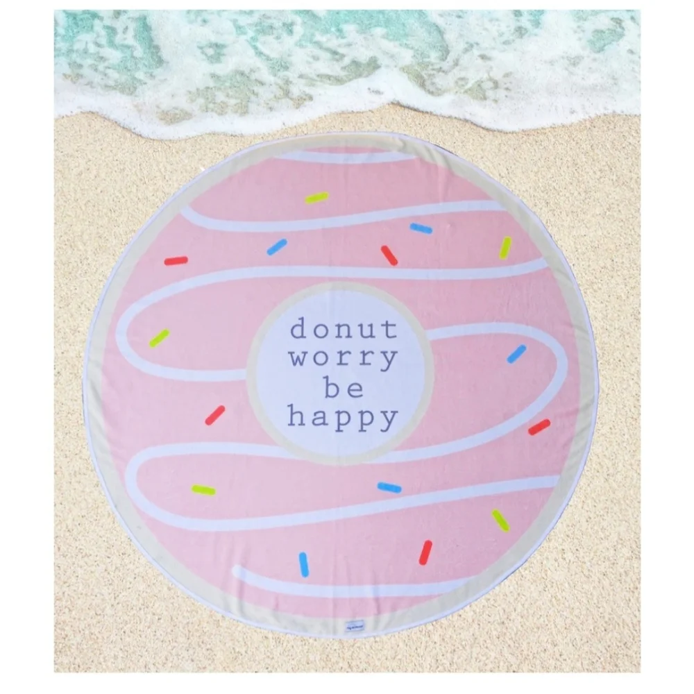 Donut Beach Towel